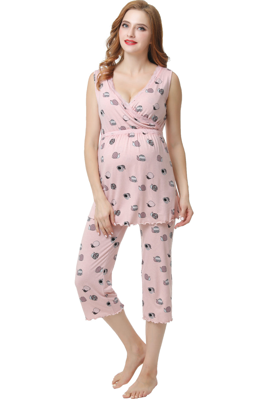 Kimi + Kai Maternity "Loren" Nursing PJ Set