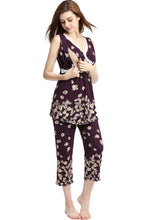 Load image into Gallery viewer, Kimi + Kai Maternity &quot;Loren&quot; Nursing PJ Set