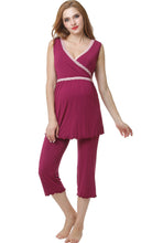 Load image into Gallery viewer, Kimi + Kai Maternity &quot;Penny&quot; Nursing PJ Set