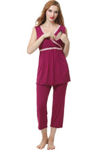 Load image into Gallery viewer, Kimi + Kai Maternity &quot;Penny&quot; Nursing PJ Set