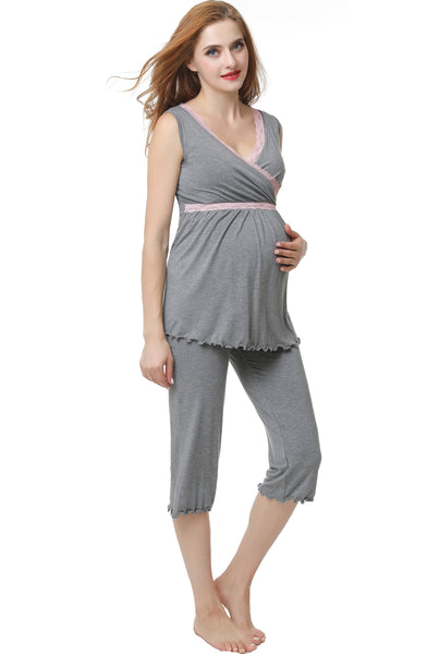 Kimi + Kai Maternity "Penny" Nursing PJ Set