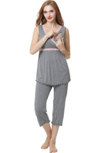 Load image into Gallery viewer, Kimi + Kai Maternity &quot;Penny&quot; Nursing PJ Set