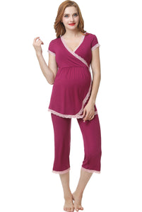 Kimi + Kai Maternity "Cindy" Nursing PJ Set