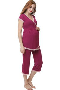 Kimi + Kai Maternity "Cindy" Nursing PJ Set