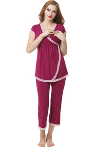 Kimi + Kai Maternity "Cindy" Nursing PJ Set