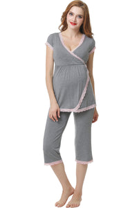 Kimi + Kai Maternity "Cindy" Nursing PJ Set