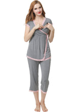 Load image into Gallery viewer, Kimi + Kai Maternity &quot;Cindy&quot; Nursing PJ Set