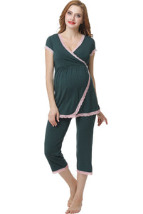 Kimi + Kai Maternity "Cindy" Nursing PJ Set