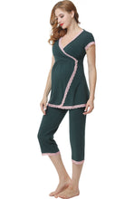 Load image into Gallery viewer, Kimi + Kai Maternity &quot;Cindy&quot; Nursing PJ Set