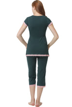 Load image into Gallery viewer, Kimi + Kai Maternity &quot;Cindy&quot; Nursing PJ Set