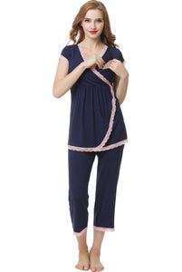 Kimi + Kai Maternity "Cindy" Nursing PJ Set