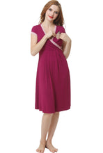 Load image into Gallery viewer, Kimi + Kai Maternity &quot;Jenny&quot; Nursing Nightgown