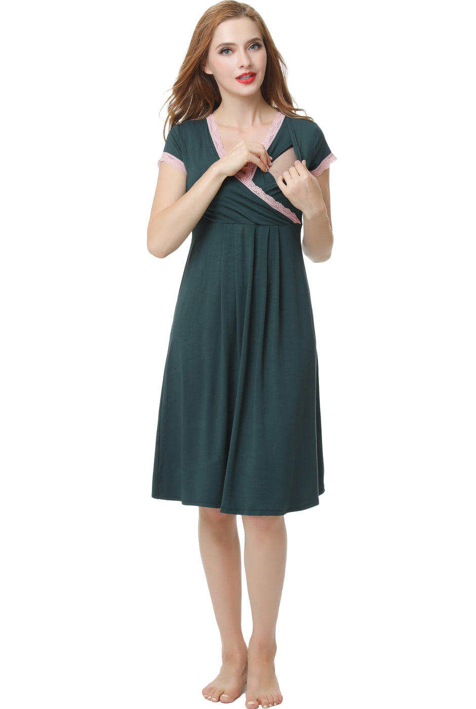 Women's Jenny Maternity & Nursing Nightgown Dress