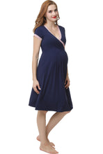 Load image into Gallery viewer, Kimi + Kai Maternity &quot;Jenny&quot; Nursing Nightgown