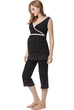 Load image into Gallery viewer, Kimi + Kai Maternity &quot;Joy&quot; Nursing PJ Set