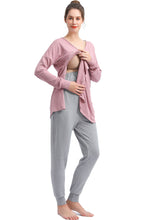 Load image into Gallery viewer, Kimi + Kai Maternity &quot;Emilia&quot; Nursing Lounge Sweatshirt &amp; Joggers