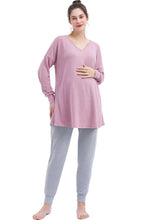 Load image into Gallery viewer, Kimi + Kai Maternity &quot;Emilia&quot; Nursing Lounge Sweatshirt &amp; Joggers