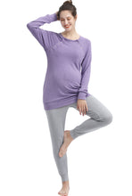 Load image into Gallery viewer, Kimi + Kai Maternity &quot;Zoie&quot; Nursing Lounge Sweatshirt &amp; Joggers