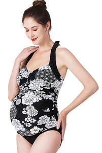 Kimi + Kai Maternity "Chana" UPF 50+ Swim Tankini & Bottom 2-Piece Set
