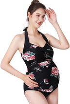 Kimi + Kai Maternity "Arely" UPF 50+ Swim Tankini & Bottom 2-Piece Set