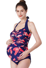 Load image into Gallery viewer, Kimi + Kai Maternity &quot;Dulce&quot; UPF 50+ Swim Tankini &amp; Bottom 2-Piece Set