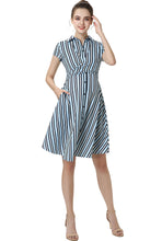 Load image into Gallery viewer, Kimi + Kai Maternity &quot;Simone&quot;Nursing Shirt Dress