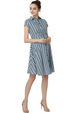 Load image into Gallery viewer, Kimi + Kai Maternity &quot;Simone&quot;Nursing Shirt Dress