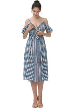 Load image into Gallery viewer, Kimi + Kai Maternity &quot;Hayley&quot;Nursing Button Front Dress