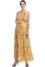 Load image into Gallery viewer, Kimi + Kai Maternity &quot;Soleil&quot; Floral Print Maxi Dress