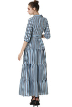Load image into Gallery viewer, Kimi + Kai Maternity &quot;Ruby&quot; Nursing Maxi Shirt Dress