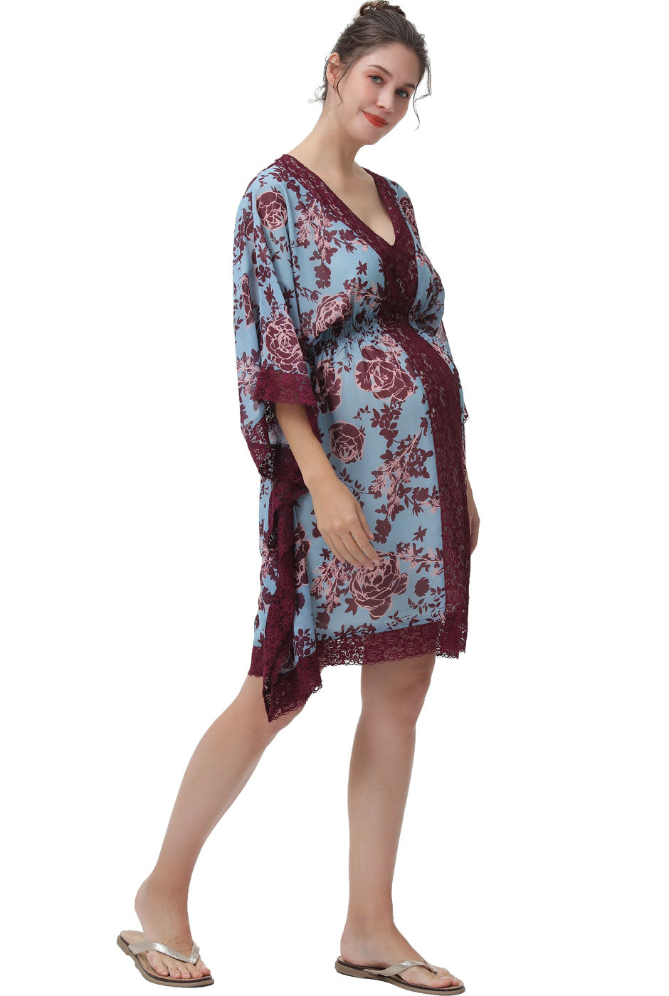 Kimi + Kai Maternity "Ariana" Boho Dress