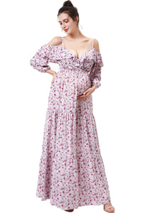 Kimi + Kai Maternity "Raina" Nursing Maxi Dress