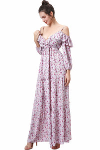 Kimi + Kai Maternity "Raina" Nursing Maxi Dress