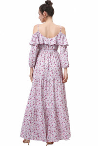 Kimi + Kai Maternity "Raina" Nursing Maxi Dress