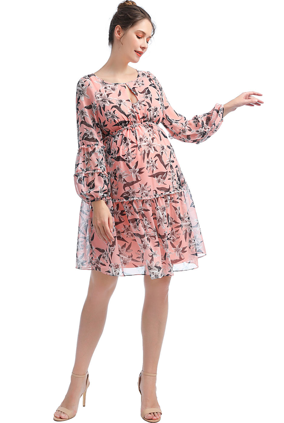 Kimi + Kai Maternity "Rosie" Babydoll Dress