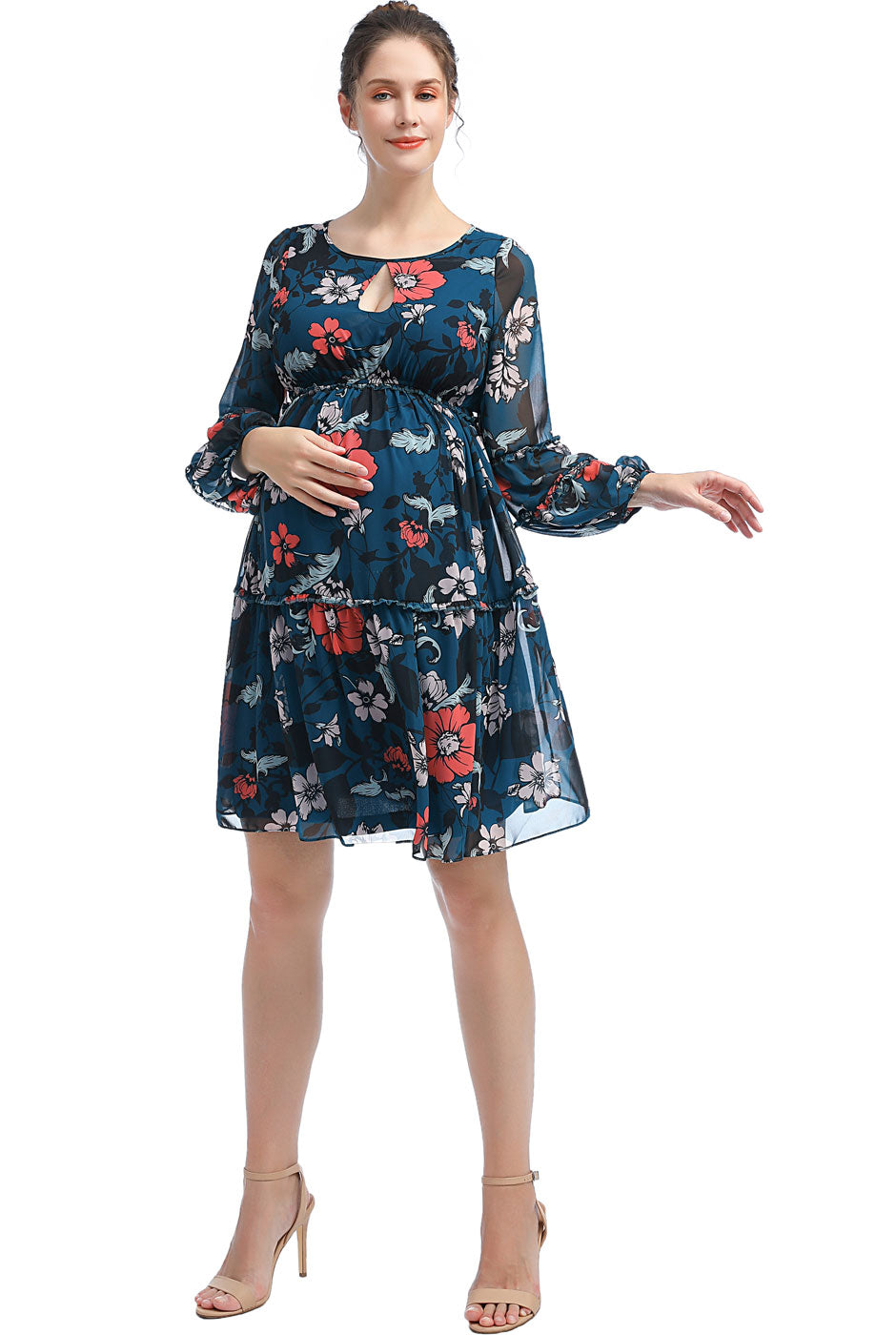 Kimi + Kai Maternity "Jupiter" Babydoll Dress
