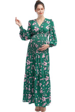 Load image into Gallery viewer, Kimi + Kai Maternity &quot;Caroline&quot; Maxi Dress