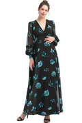 Kimi + Kai Maternity "Elena" Maxi Dress