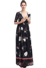 Load image into Gallery viewer, Kimi + Kai Maternity &quot;Eira&quot; V-Neck Maxi Nursing Dress