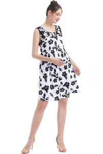 Kimi + Kai Maternity "Eliana" Skater Dress