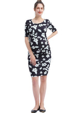 Load image into Gallery viewer, Kimi + Kai Maternity &quot;Katy&quot; Tiered Nursing Midi Dress