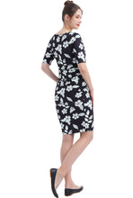 Load image into Gallery viewer, Kimi + Kai Maternity &quot;Katy&quot; Tiered Nursing Midi Dress