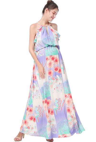 Kimi + Kai Maternity "Pixie" Nursing Maxi Dress