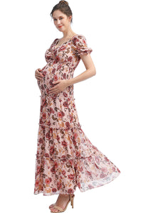 Kimi + Kai Maternity "Aoife" Maxi Dress