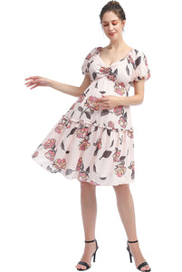 Kimi + Kai Maternity "Anouk" Nursing A-Line Dress