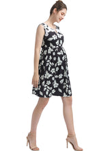 Load image into Gallery viewer, Kimi + Kai Maternity &quot;Nana&quot; Colorblock Skater Dress