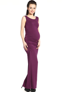 Kimi + Kai Maternity "Charlotte" Tank Column Maxi Dress