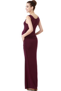 Kimi + Kai Maternity "Charlotte" Tank Column Maxi Dress