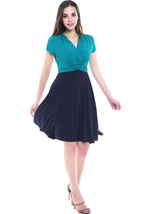 Kimi + Kai Maternity"Sarah" Faux Wrap Nursing Dress