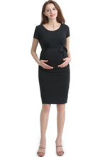Load image into Gallery viewer, Kimi + Kai Maternity &quot;Lana&quot; Ruched Dress